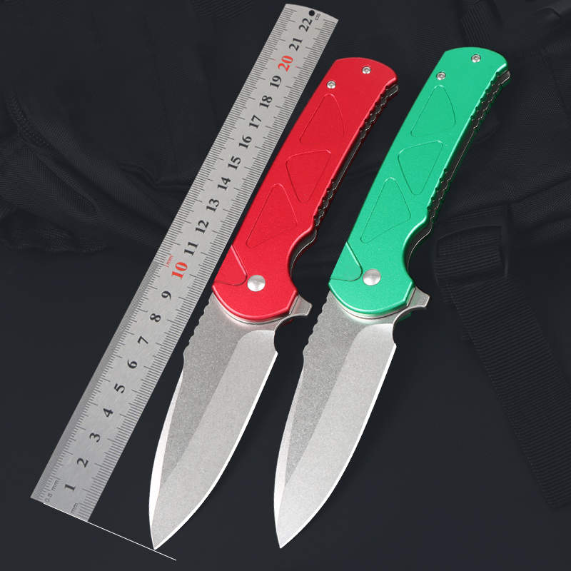Edc Every Day Carry おもちゃ - 7CR13 stainless steel folding knife, aluminum-steel