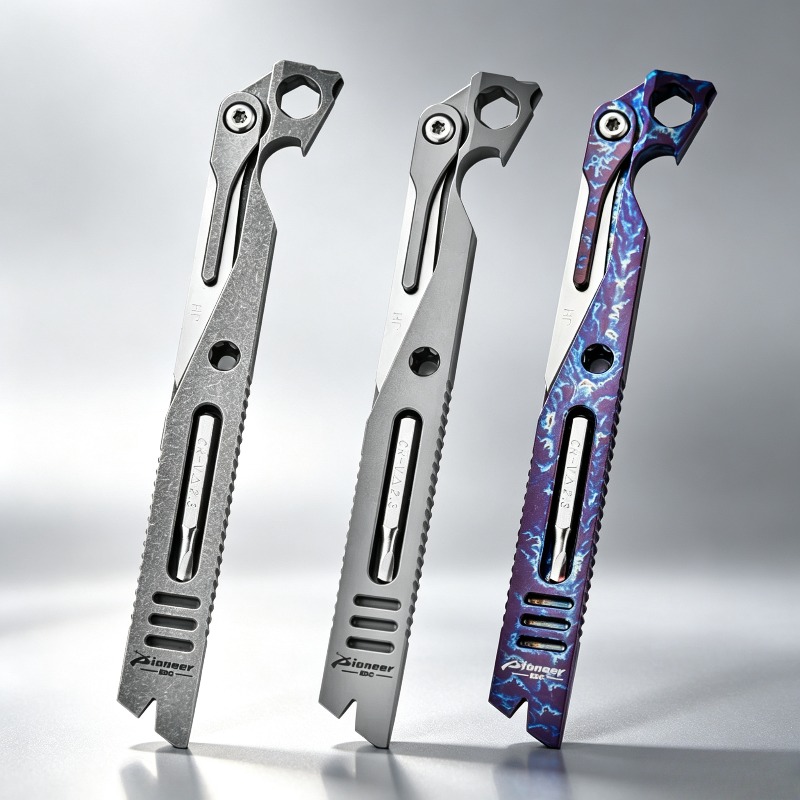 Titanium Pry Bar - Titanium EDC Pry Bar Tool, Pocket