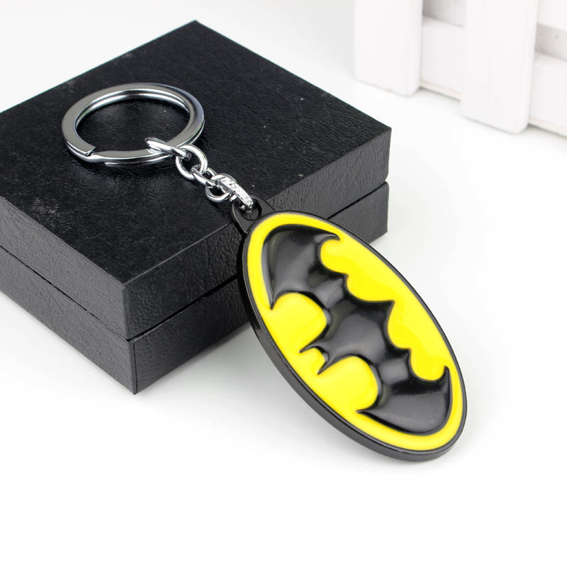 Creative Black And Yellow Oval - Carabiner Keychain 评论和价格