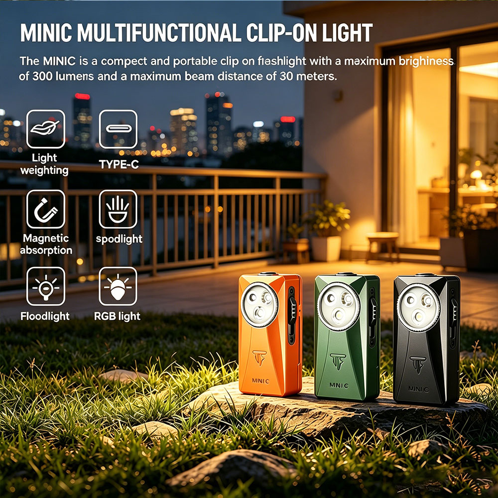 Trustfire MINIC 800 Lumens EDC - Edc Every Day Carry おもちゃ 评论和价格