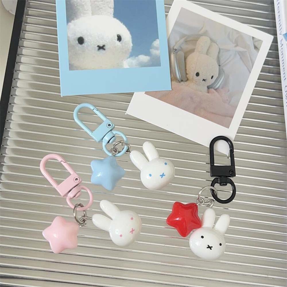 Miffy Rabbit Head Kawaii Cute  - Carabiner Keychain 评论和价格