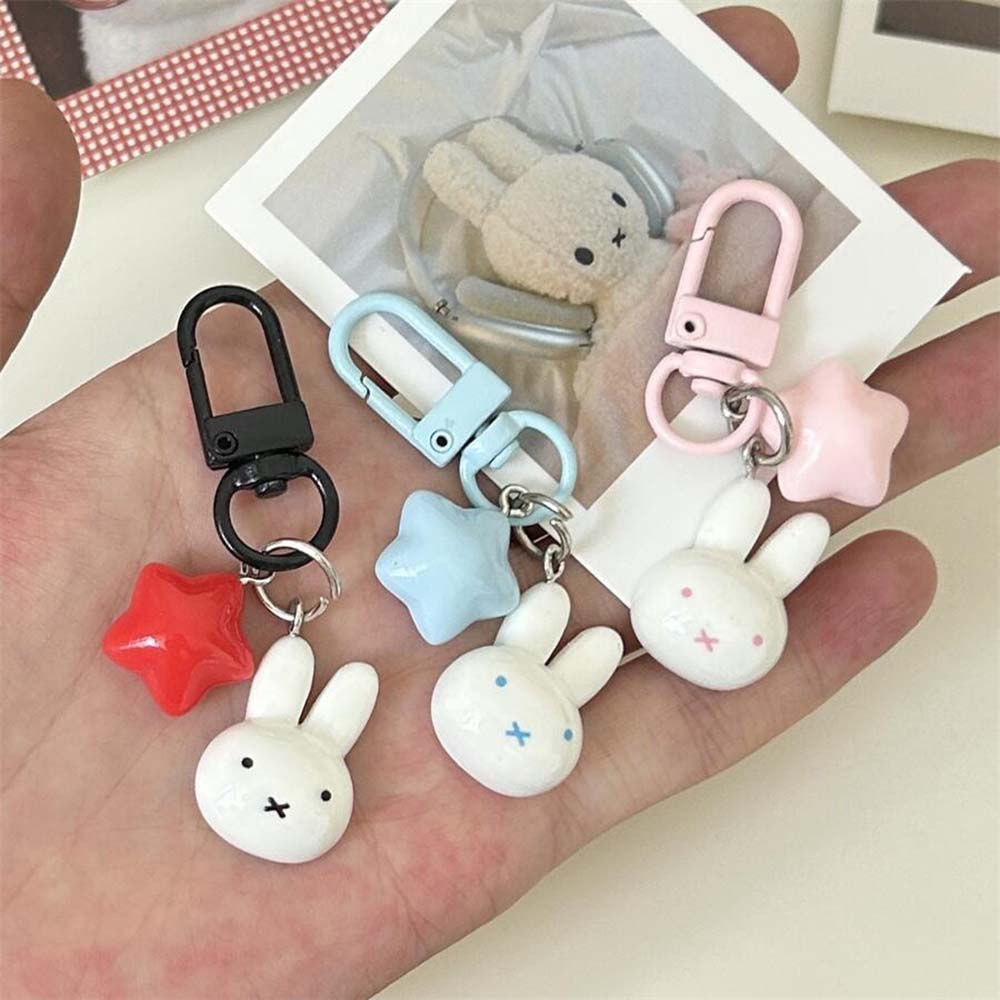 Miffy Rabbit Head Kawaii Cute  - Carabiner Keychain 评论和价格