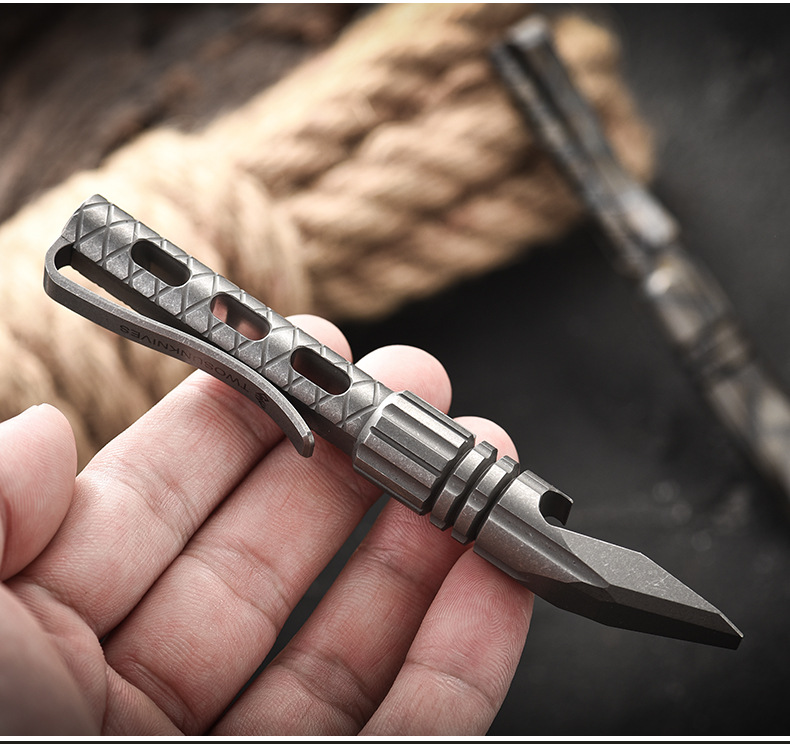 Outdoor Portable Self-defense  - Titanium Pry Bar 评论和价格