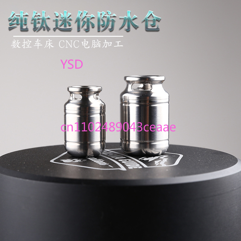 Mini Titanium Waterproof Pill  - Edc Pill Carry 评论和价格