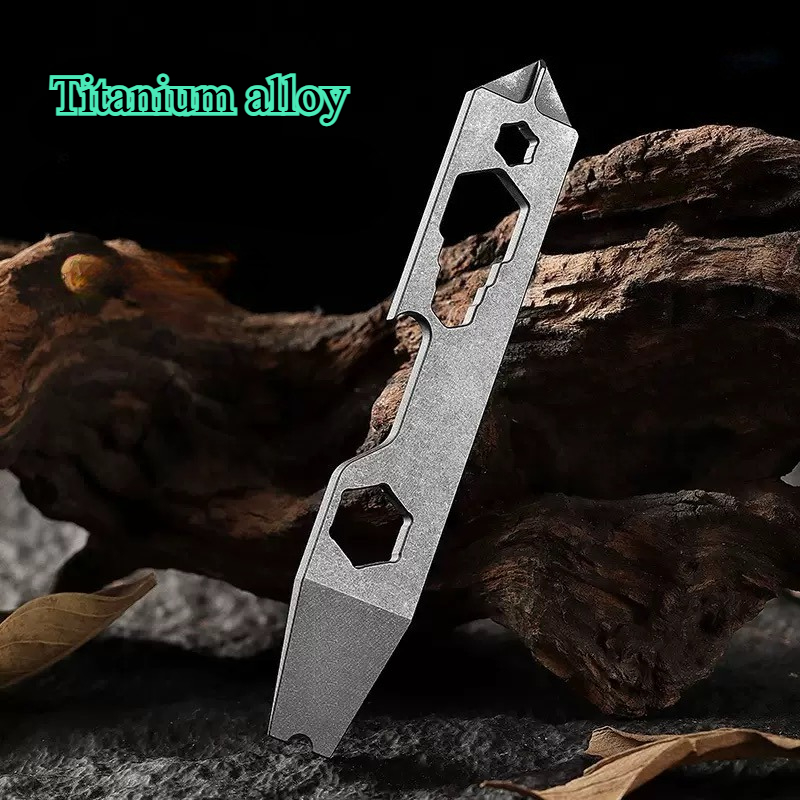 Titanium Alloy Mini Outdoor Mu - Titanium Pry Bar 评论和价格