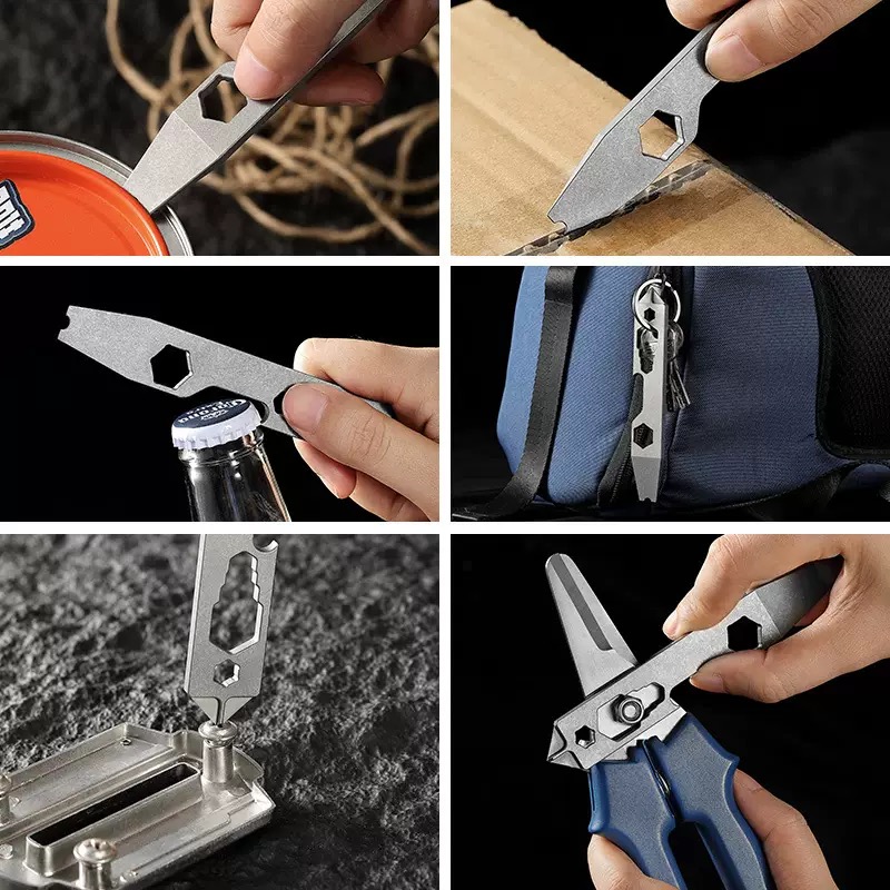 Titanium Alloy Mini Outdoor Mu - Titanium Pry Bar 评论和价格