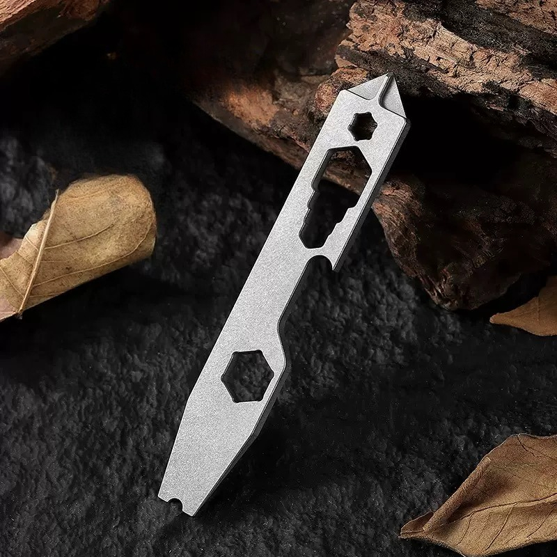 Titanium Alloy Mini Outdoor Mu - Titanium Pry Bar 评论和价格