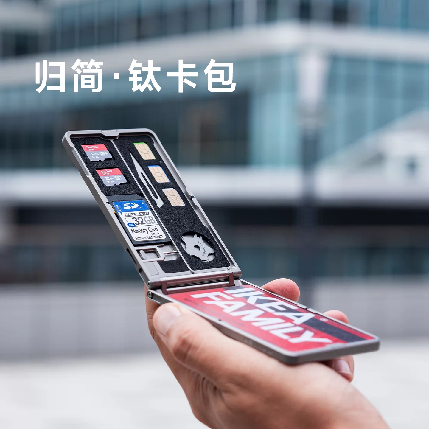 Titaner Titanium/Aluminum Allo - Wallet Slim Titanium 评论和价格