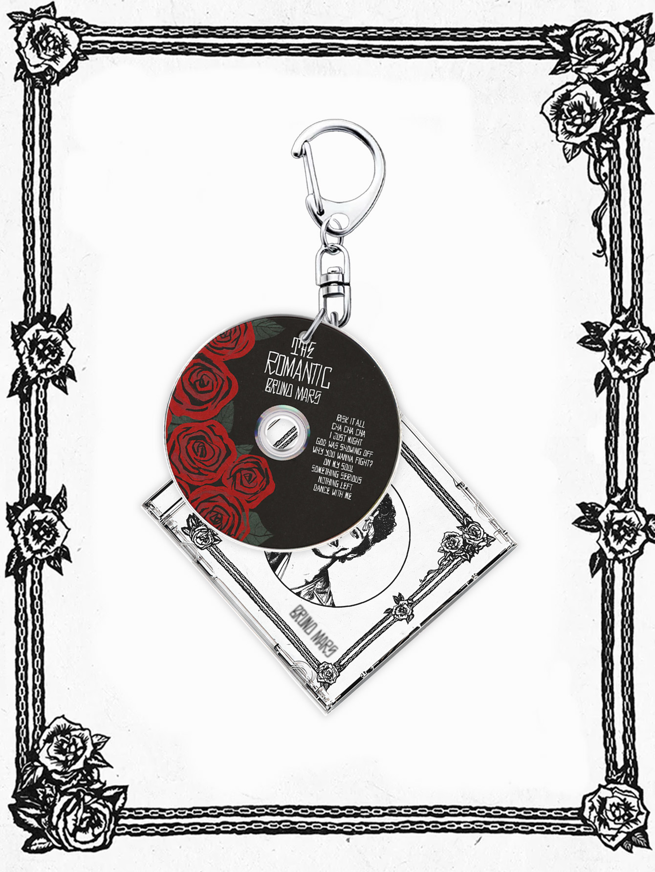 Bruno Keychain，The Romantic，Ma - Carabiner Keychain 评论和价格
