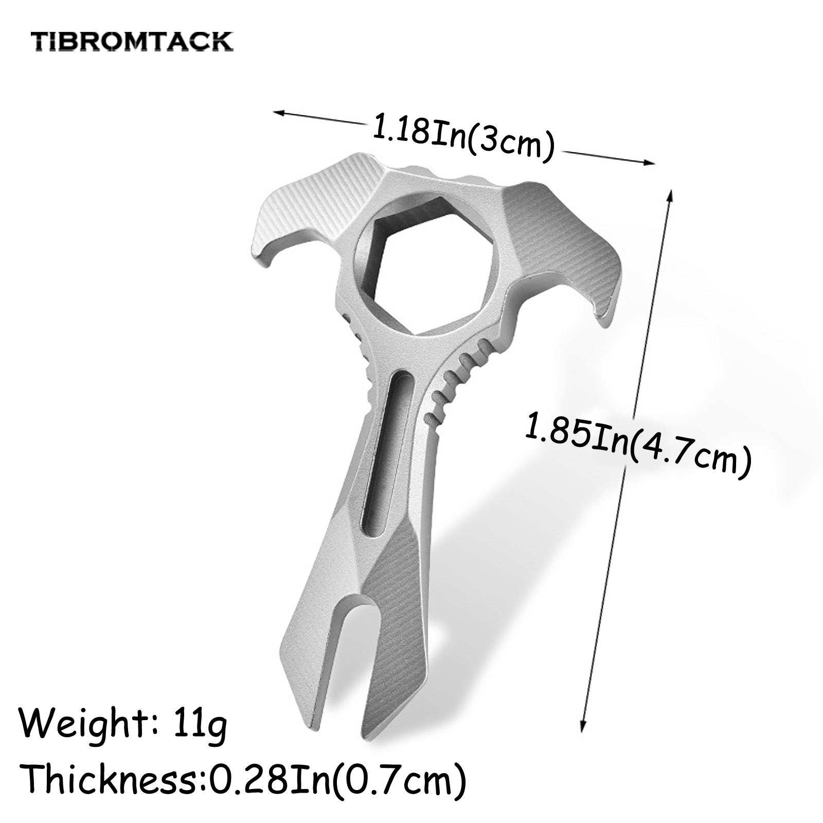 Titanium EDC Pry Bar, 1.85Inch - Titanium Pry Bar 评论和价格