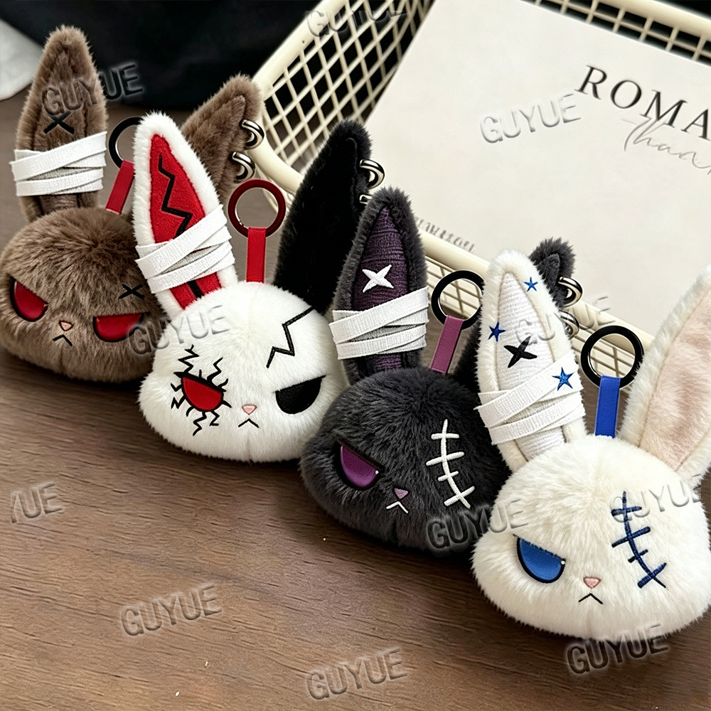 Kawaii Key Ring Hot Gothic Bun - Carabiner Keychain 评论和价格