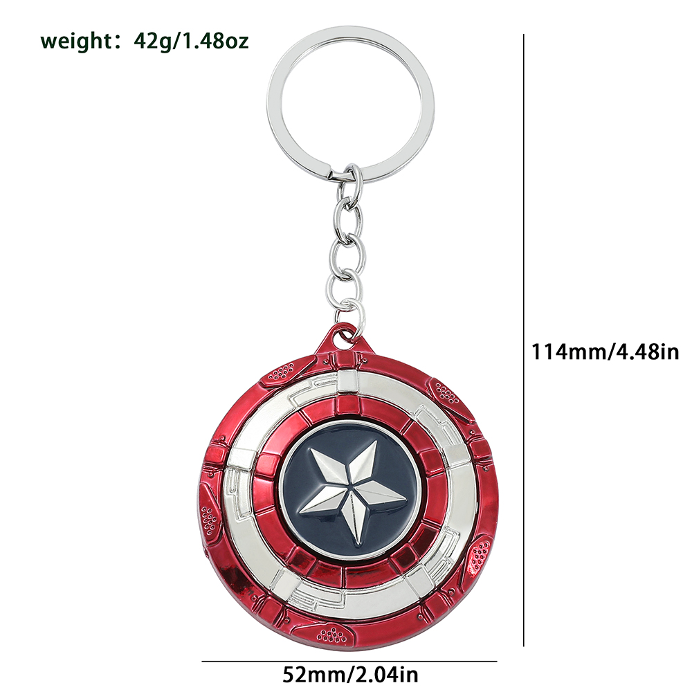 Avengers Captain America Shiel - Carabiner Keychain 评论和价格