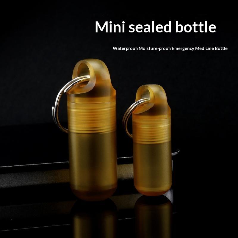 Small Pill Bottle Multifunctio - Edc Pill Carry 评论和价格
